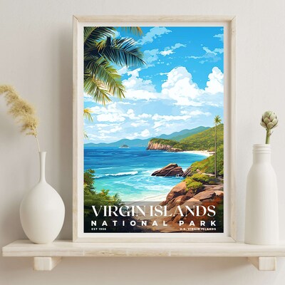 Virgin Islands National Park Poster, Travel Art, Office Poster, Home Decor | S6 - image6